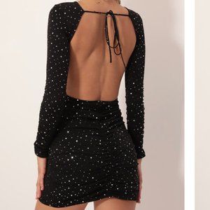 Twinkling Open Back Dress